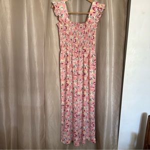 Inspired hearts romper pink